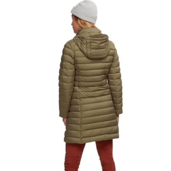 Patagonia Jackets & Coats Patagonia Worn Wear Womens Silent Down Parka Basin Green Size L